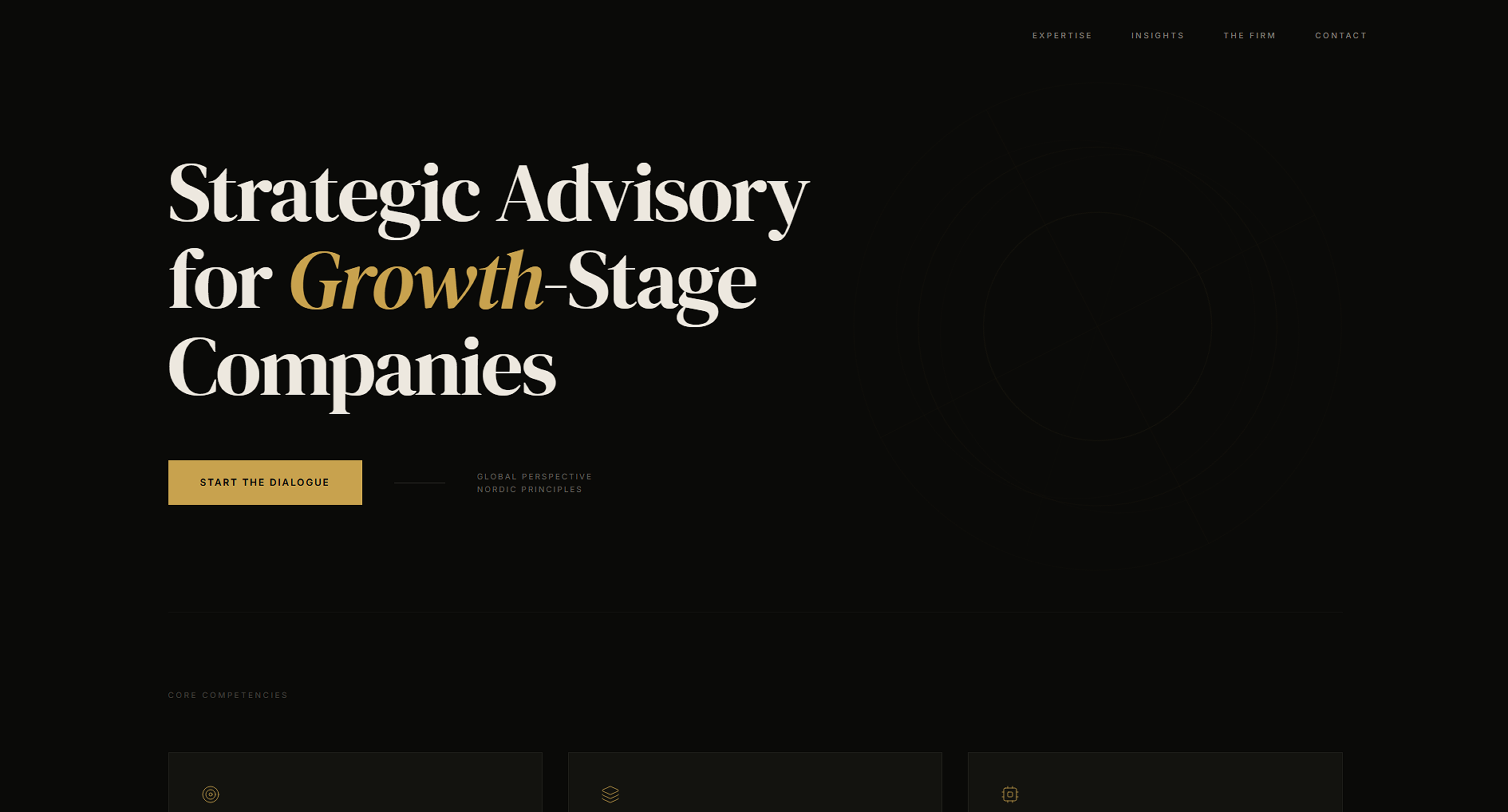 Advisory Firm Website — Management Consulting case study